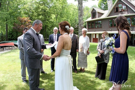 Elope Brant Lake, Saratoga Wedding Officiant and Celebrant Rev. Joy Burke